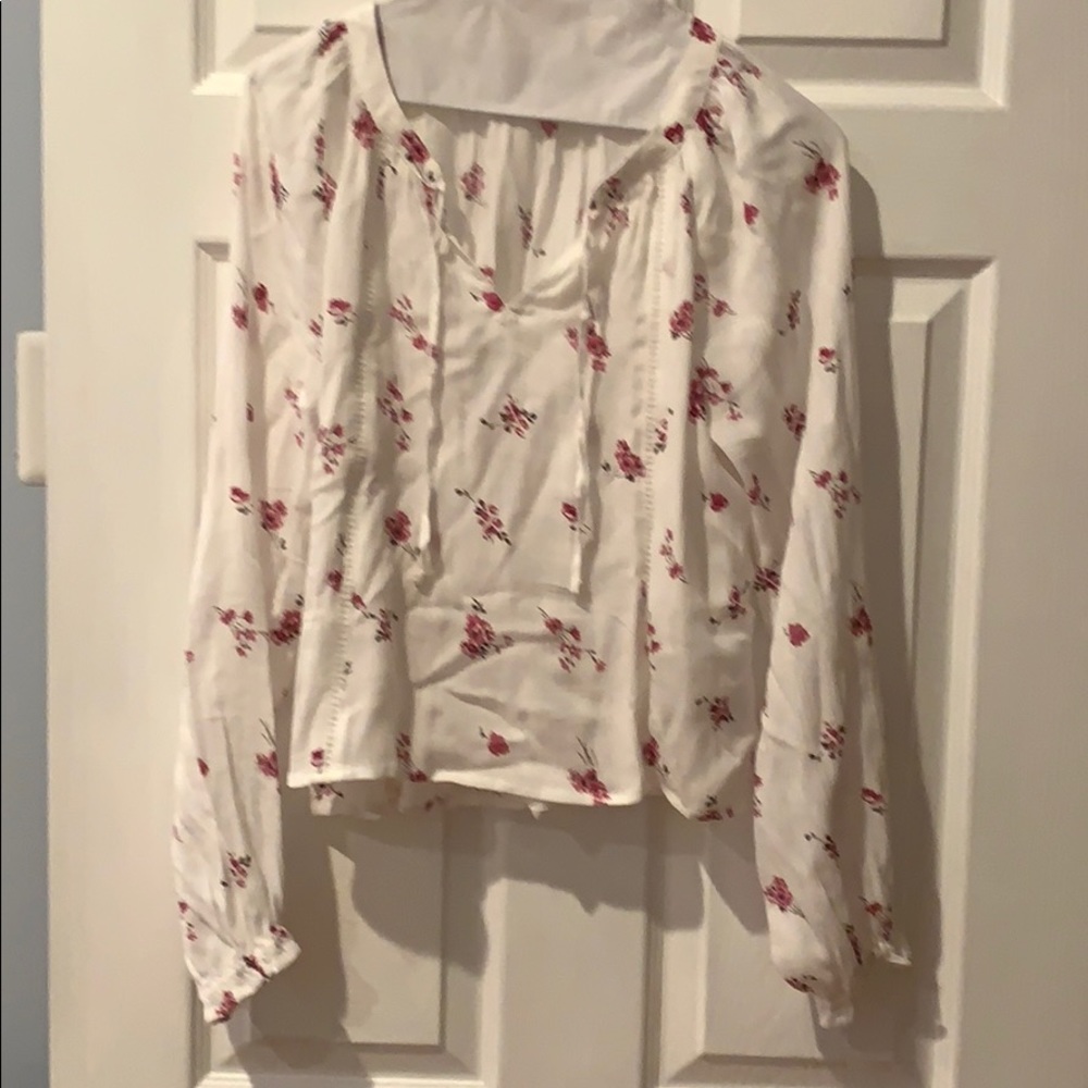 Hollister peasant style blouse. Size small